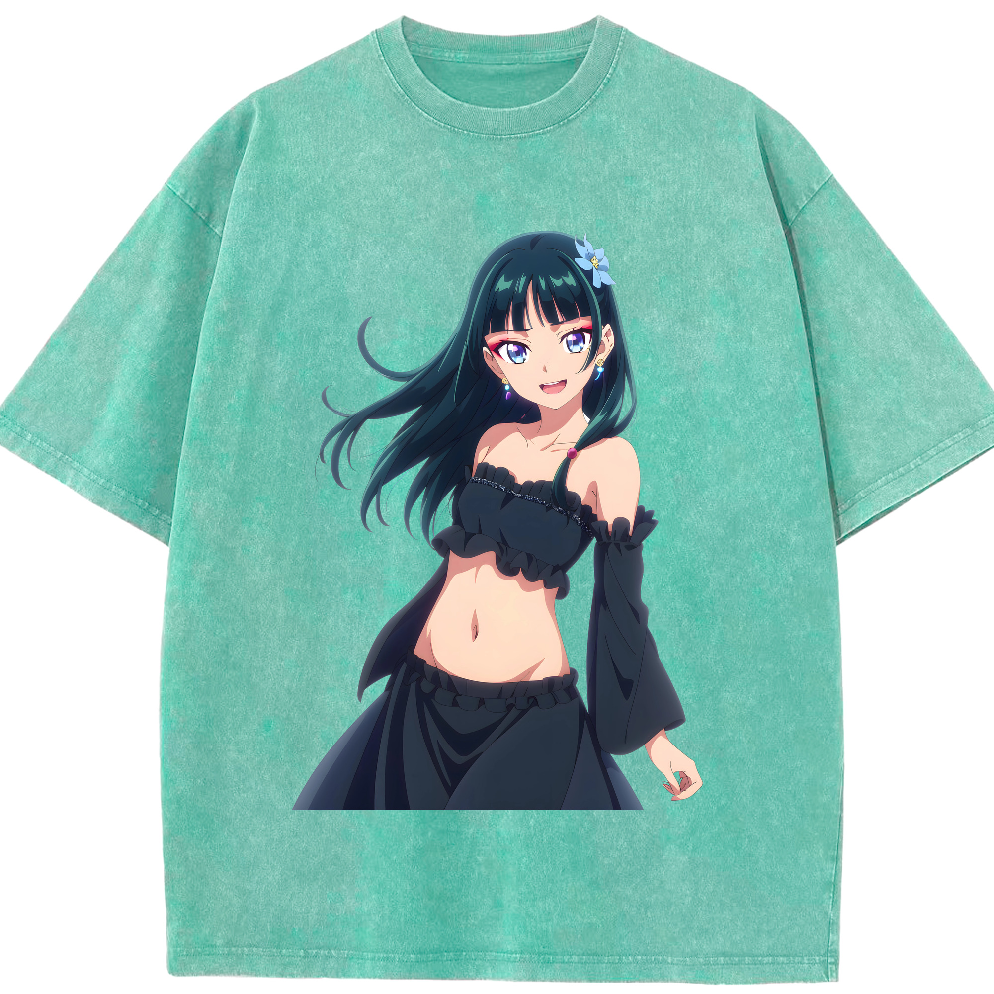 （画像用） 薬屋のひとりごと The Apothecary Diaries 綿100% ヴィンテージ風 半袖Tシャツ（フロントプリント）